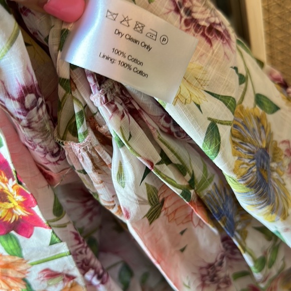 Borgo de nor Petra linen one shoulder tiered midi dress - Picture 11 of 16